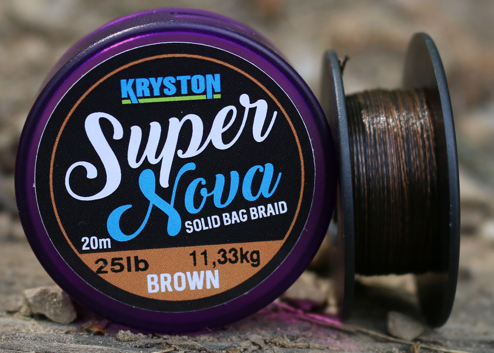 20m 25lb Super Nova Solid Bag Braid Gravel Brown_3