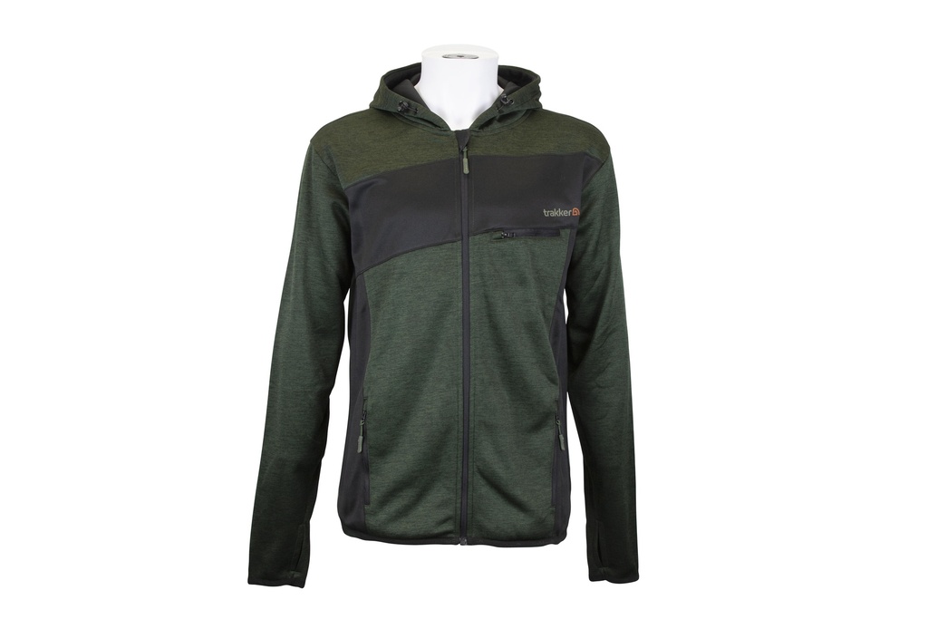 Marl Fleece Back Hoody L_1