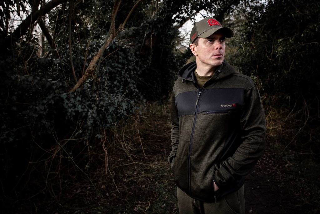 Marl Fleece Back Hoody L_2