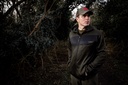 Marl Fleece Back Hoody L_2