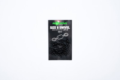Korda Size 8 Swivels Pack of 20-1