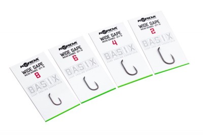 Korda Basix Wide Gape Barbless 4