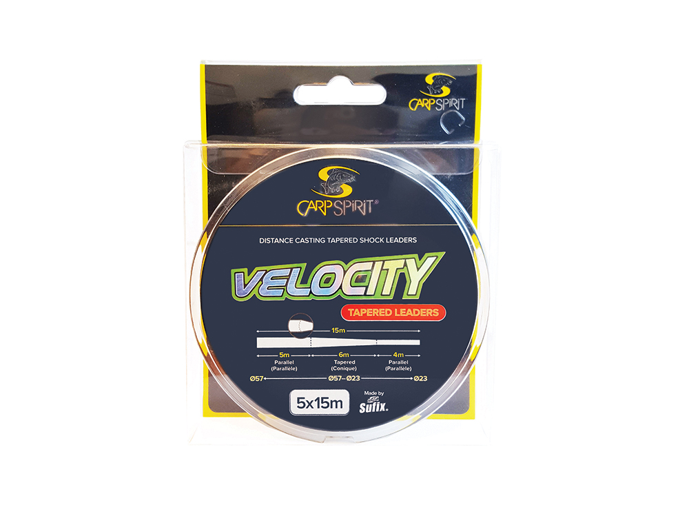 VELOCITY TAPER.LEAD.5X15M 0,23/0,57mm