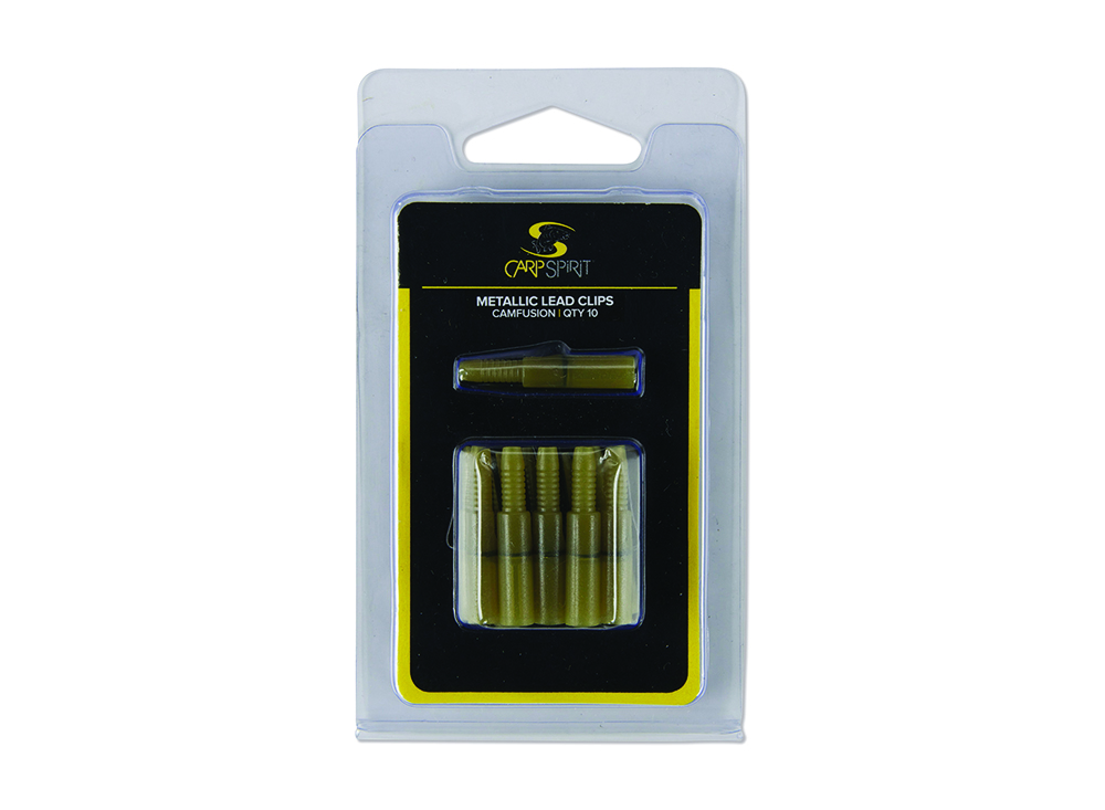 LEAD CLIP METAL.WEED GREEN X10