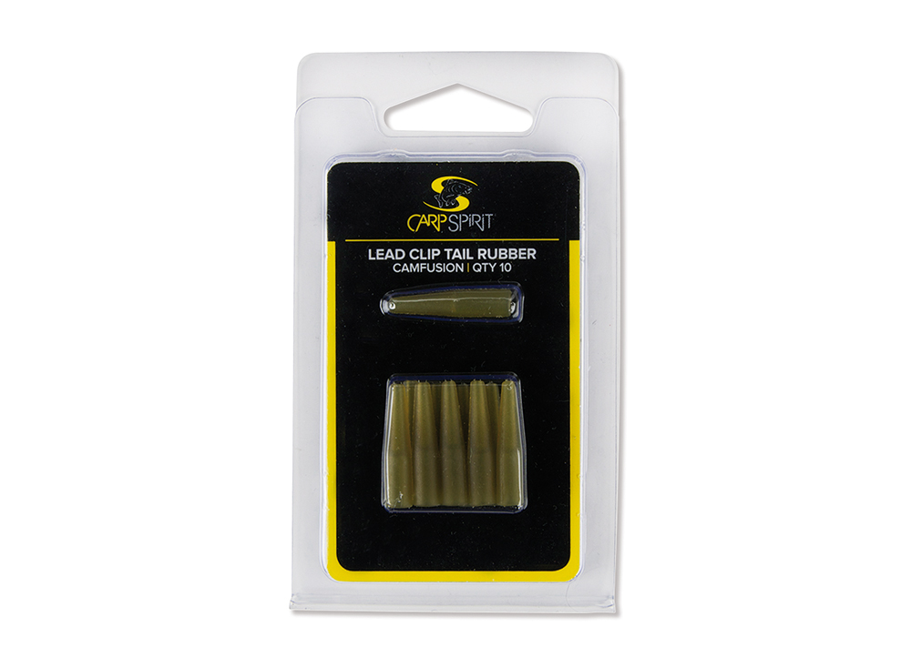 LEAD CLIP TAIL RUB. CAMF. X10