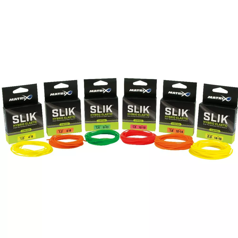 Slik Hybrid Elastic 3m Size 10-12 1.6mm red