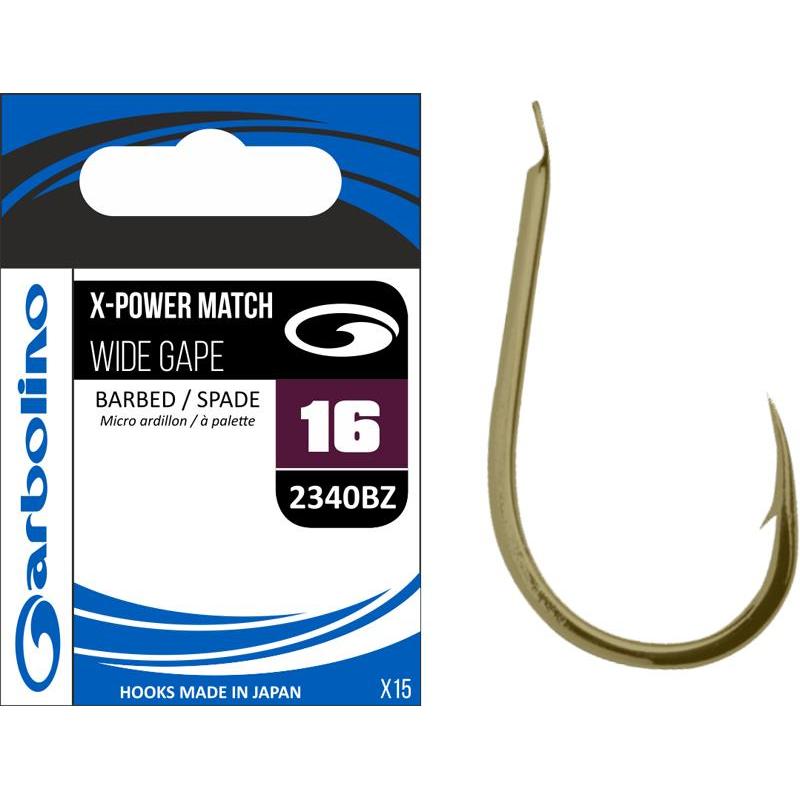 [190817] COMPETITION X-POWER MATCH WIDE GAPE BARBED Size 12