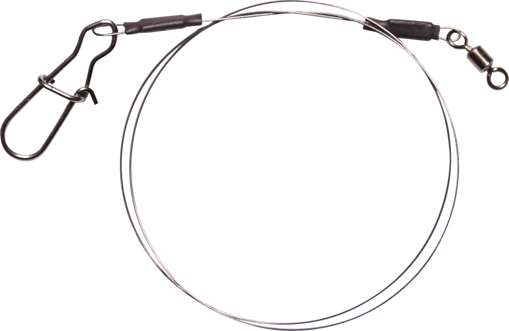 [191615] Strike Point Jerk Leader Single Strand Titanium 0.8mm 40cm 2pcs
