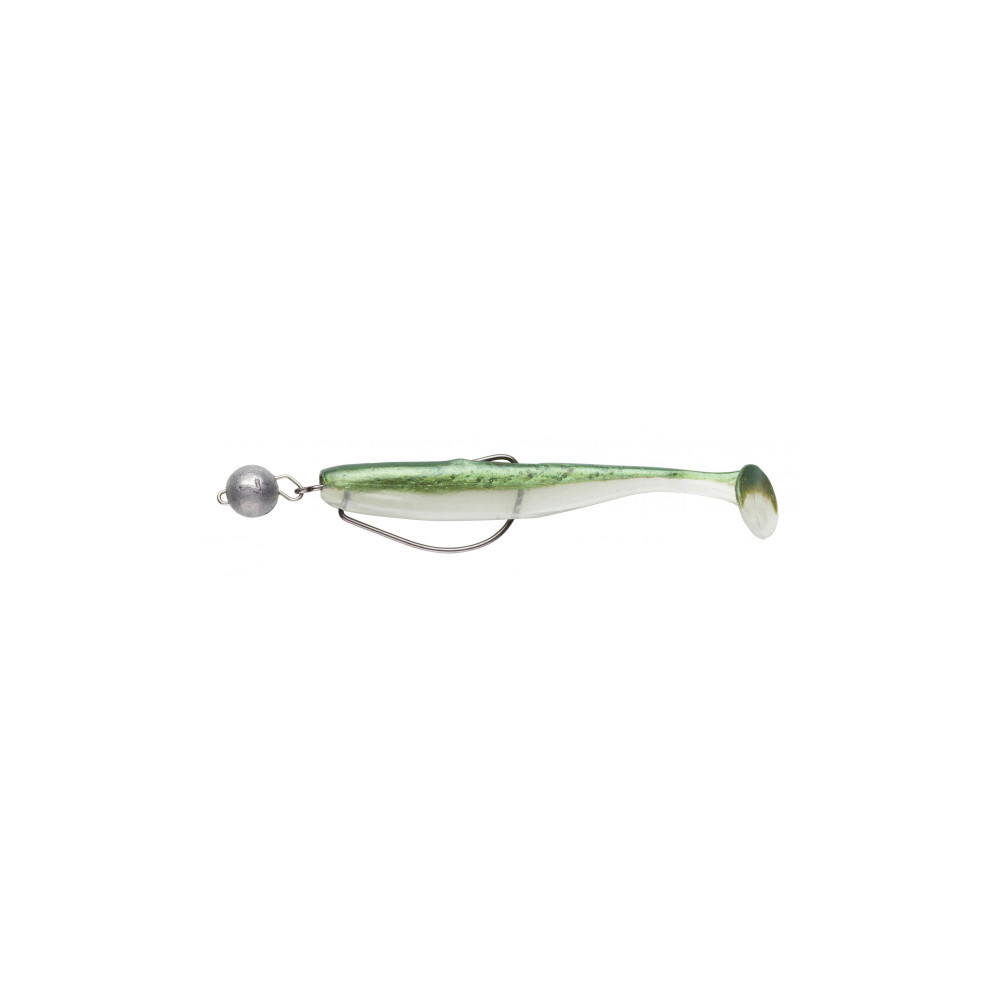 Cheburashka Rigged Pompei Shad 125mm 10g  K012 Silver Green