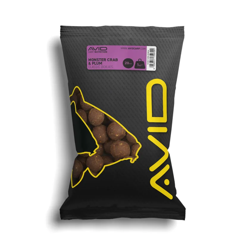 [193251] Monster Crab & Plum Boilies 20mm 1 kg
