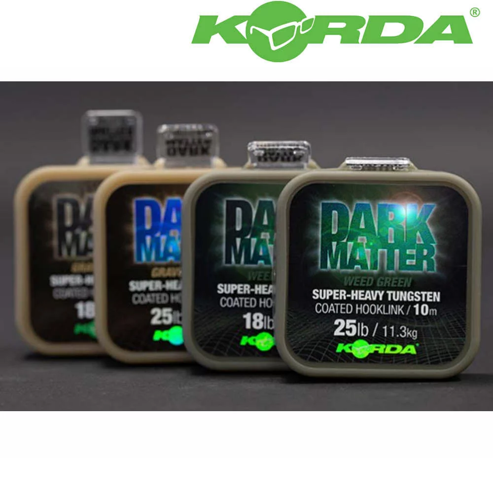 D. Matter Tungsten Coat. Hooklink Green 25lb 10m