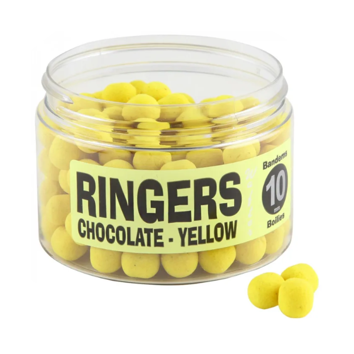[115627] Chocolate Yellow Bandem Wafters 4mm 70gr