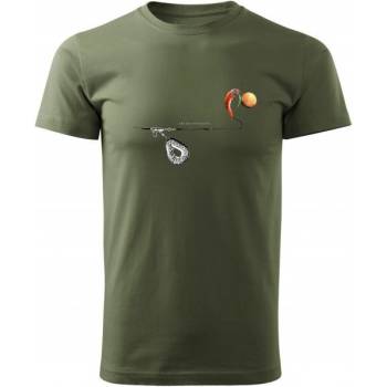 T-shirt - Carp´R´Us mouthsnagger - army olive size L