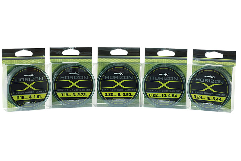 [118008] Horizon X Sinking Monofilament 6lb 0.18mm 300m