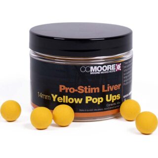 Pro-Stim Liver Yellow Pop Ups 14mm