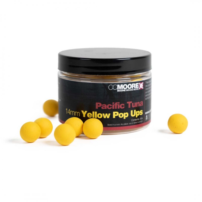 [o170237] Pacific Tuna Yellow Pop Ups 14mm
