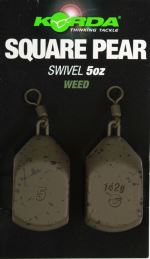 [120719] Square Pear Swivel Blister (2 pcs) 2.5oz/71gr SQPSB25