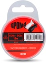 Tapered Braided Leaders Red 3pcs 50lb-20lb
