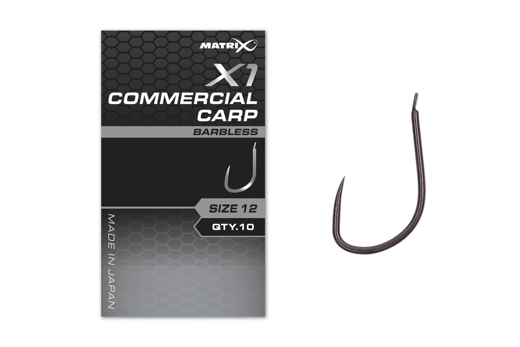 X1 Commercial Carp Size 16 Barbless
