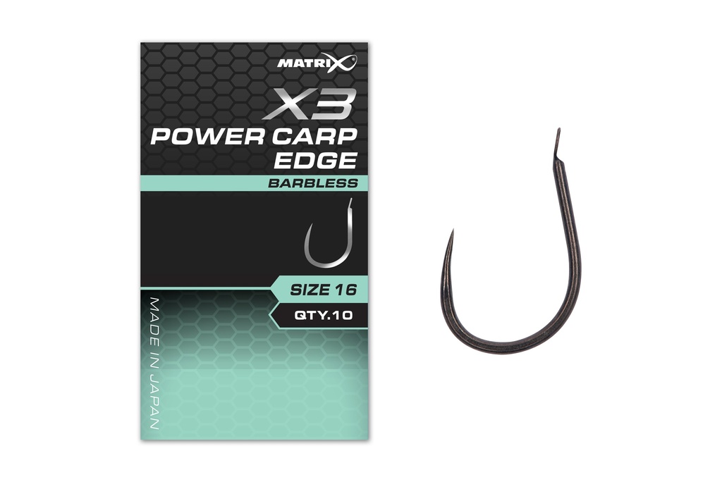X3 Power Carp Edge Size 10 Barbless