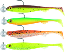 Slick Shad UV Mixed Colour Packs Loaded Head 2 7cm 4pcs 5g 1 0
