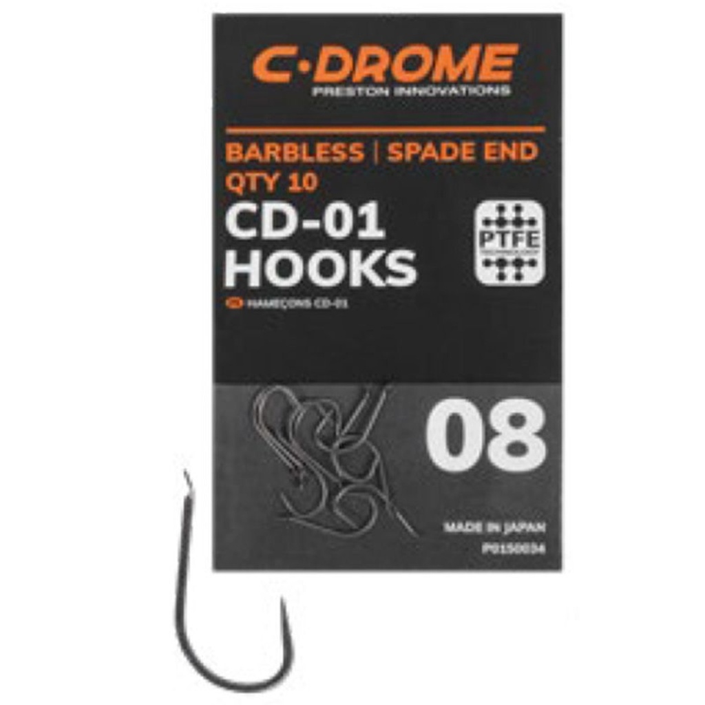 CD-01 Hooks Gr.10 Barbless