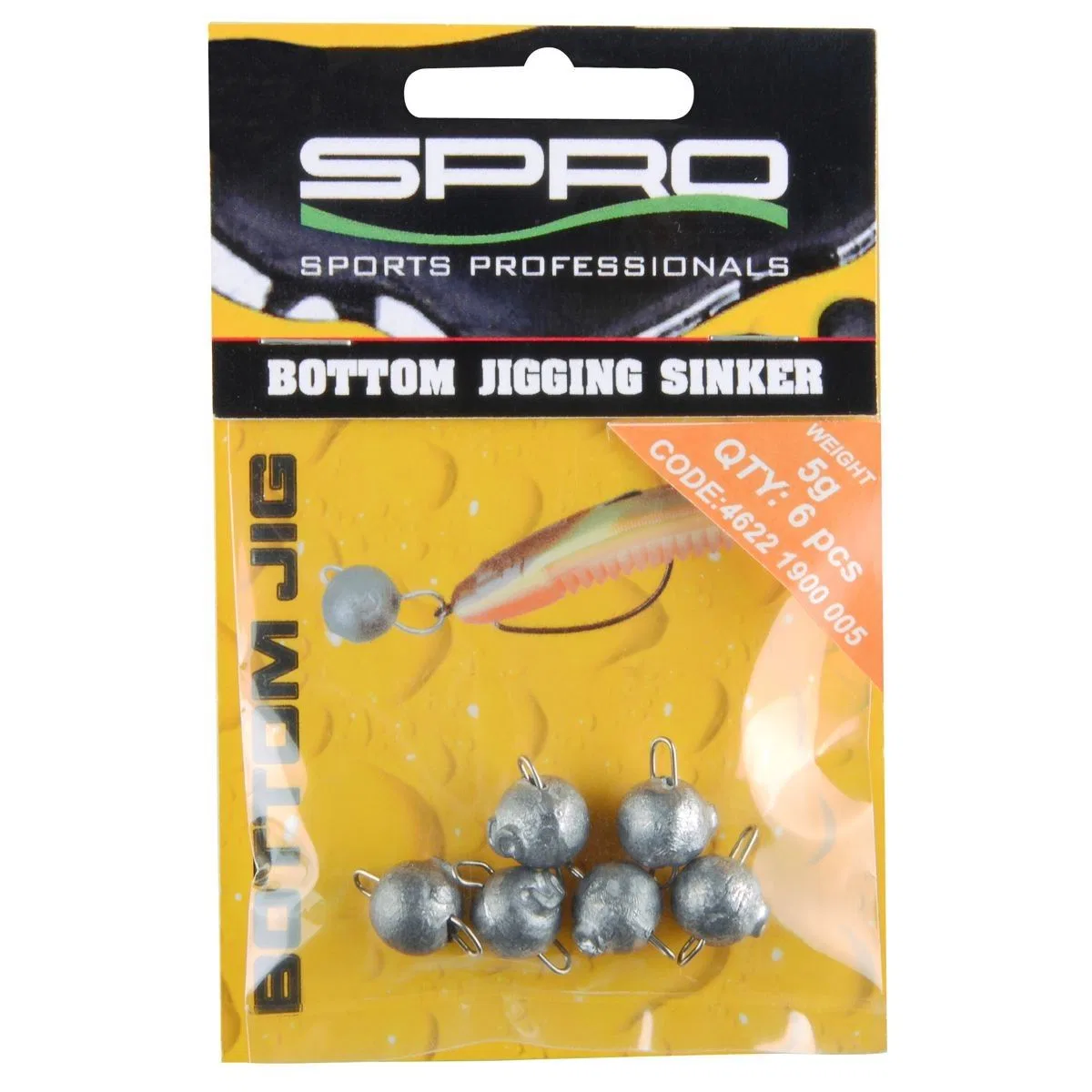 [123617] Bottom Jigging Sinker 14gr. 4Stk.