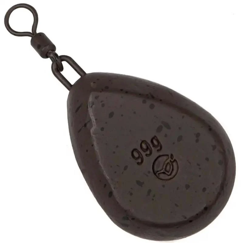 [127099] Flat Pear Swivel Blister (2 pcs) 3oz/85gr FPSB3