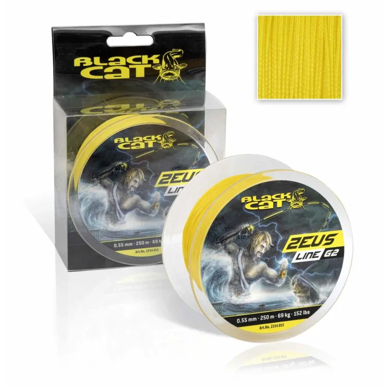 Ø 0,38mm Zeus Line G2 L: 400m 37kg / 81lbs gelbs