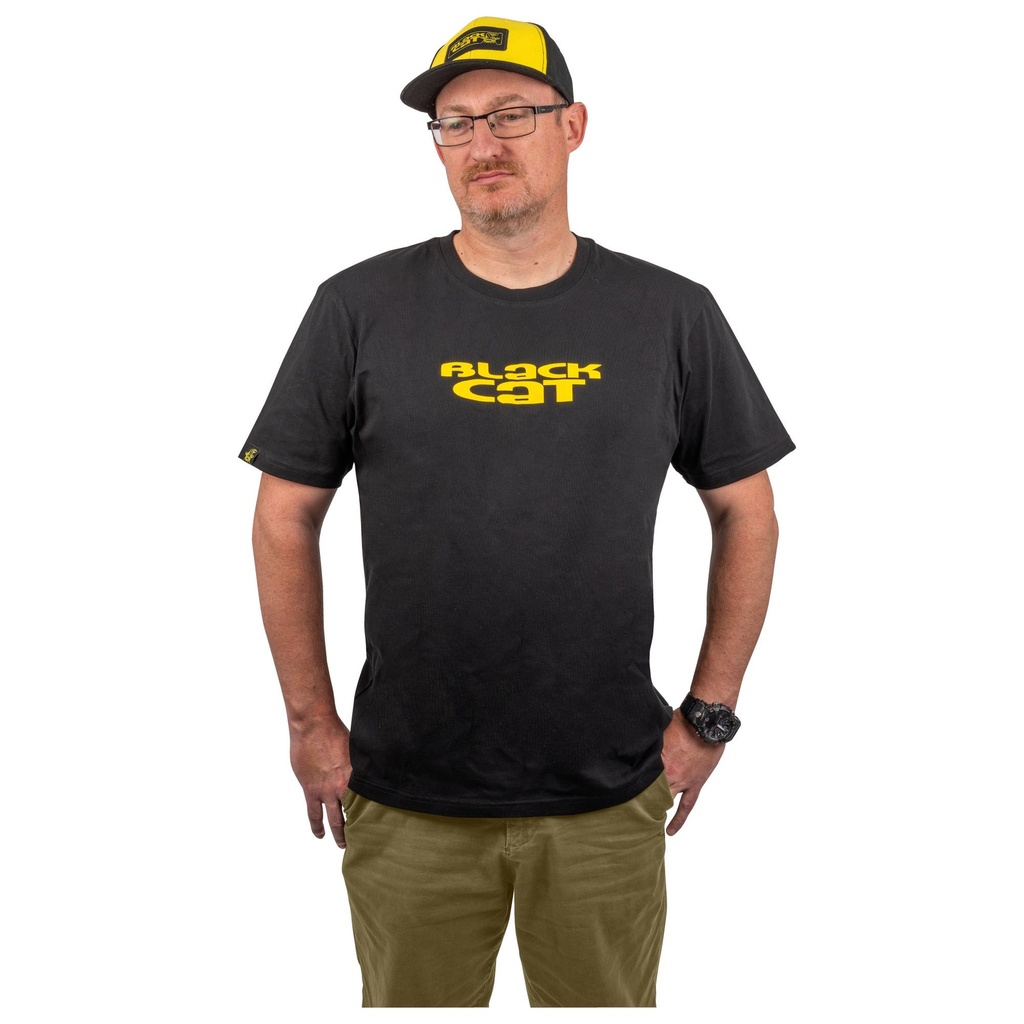 [o236622] Logo Black T-Shirt Large