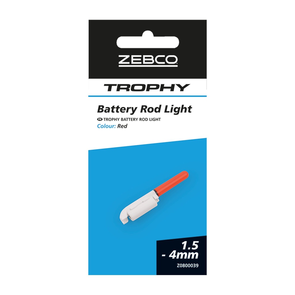 Trophy Battery Rod Light Red 1.5mm-4mm