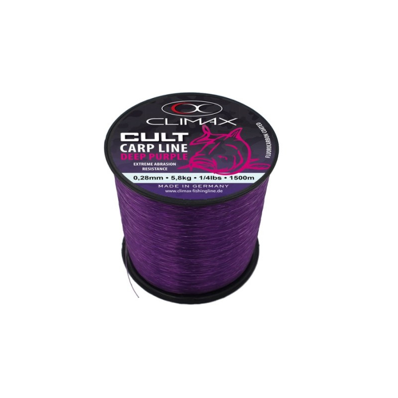 1/4lb(1500m) 0,28mm 5,8kg CULT deep purple Mono