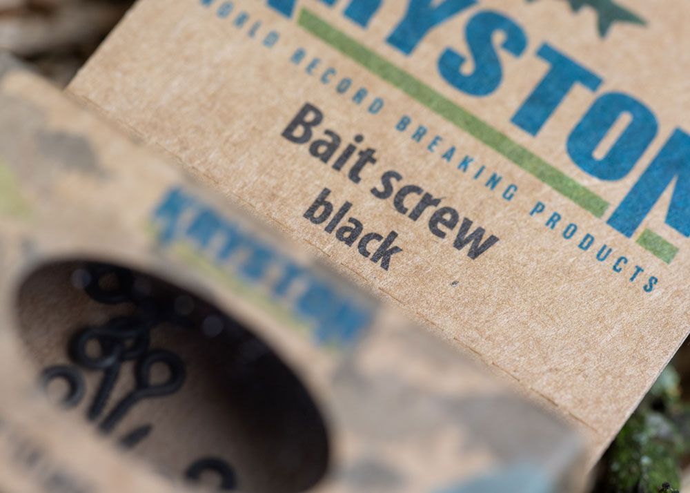 Bait screw 10mm black