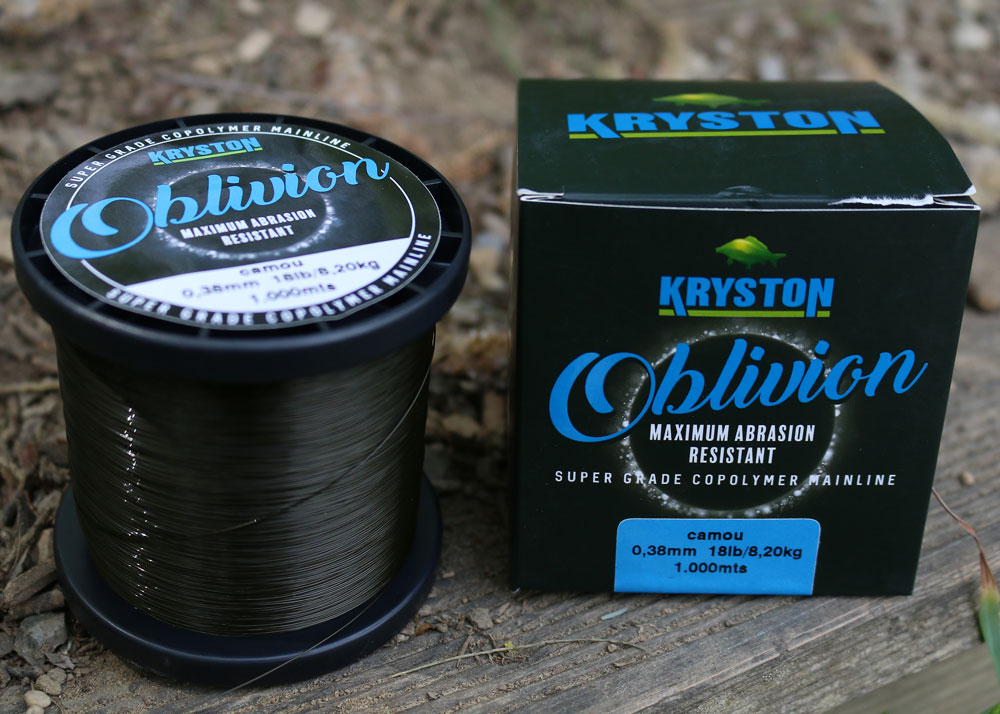 1000m 12lb Oblivion Super Grade matt dark silt