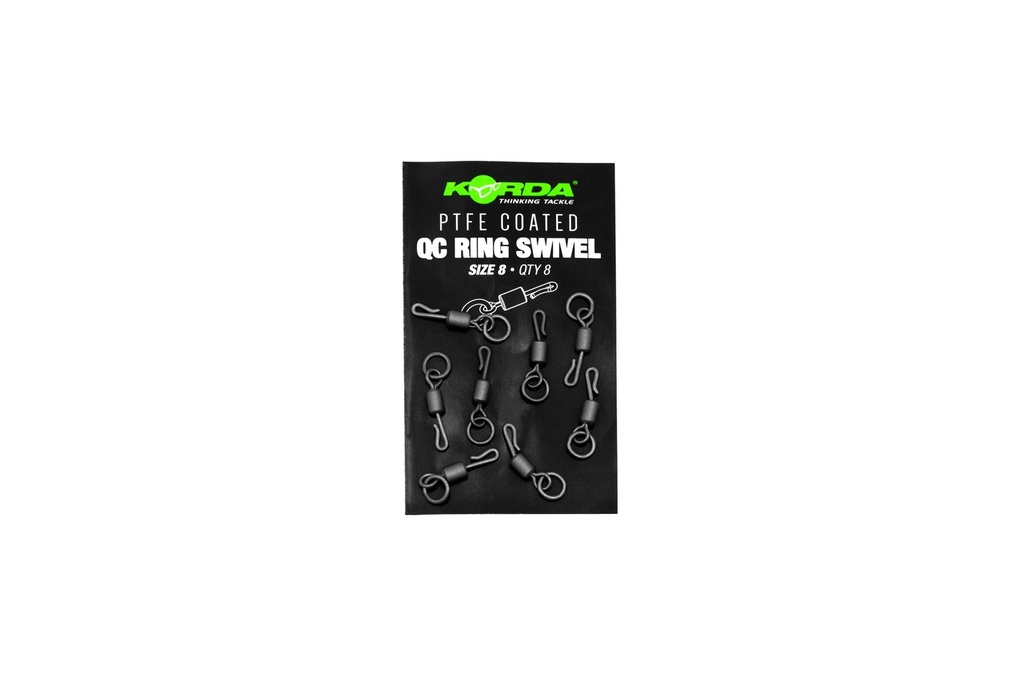 PTFE QC Ring Swivel Size 8 (8pcs)