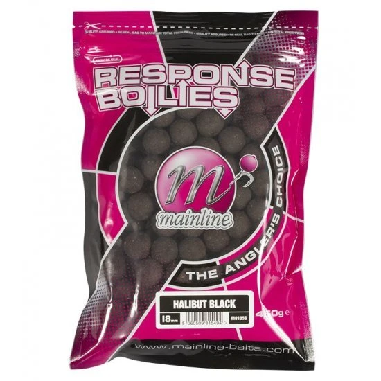 [133744] Boilies Reponse Halibut Black 18mm 450g