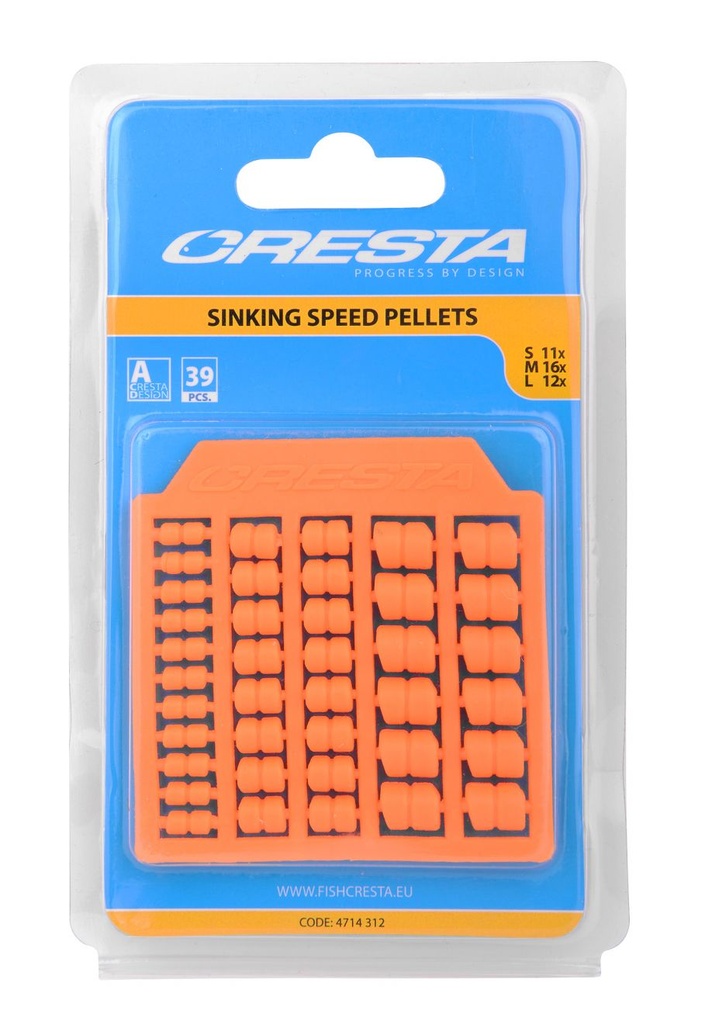 SINKING SPEEDPELLETS ORANGE