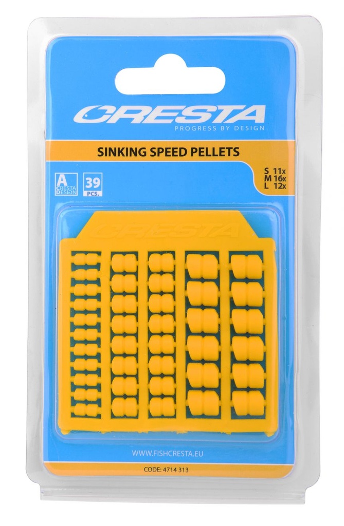 SINKING SPEEDPELLETS YELLOW