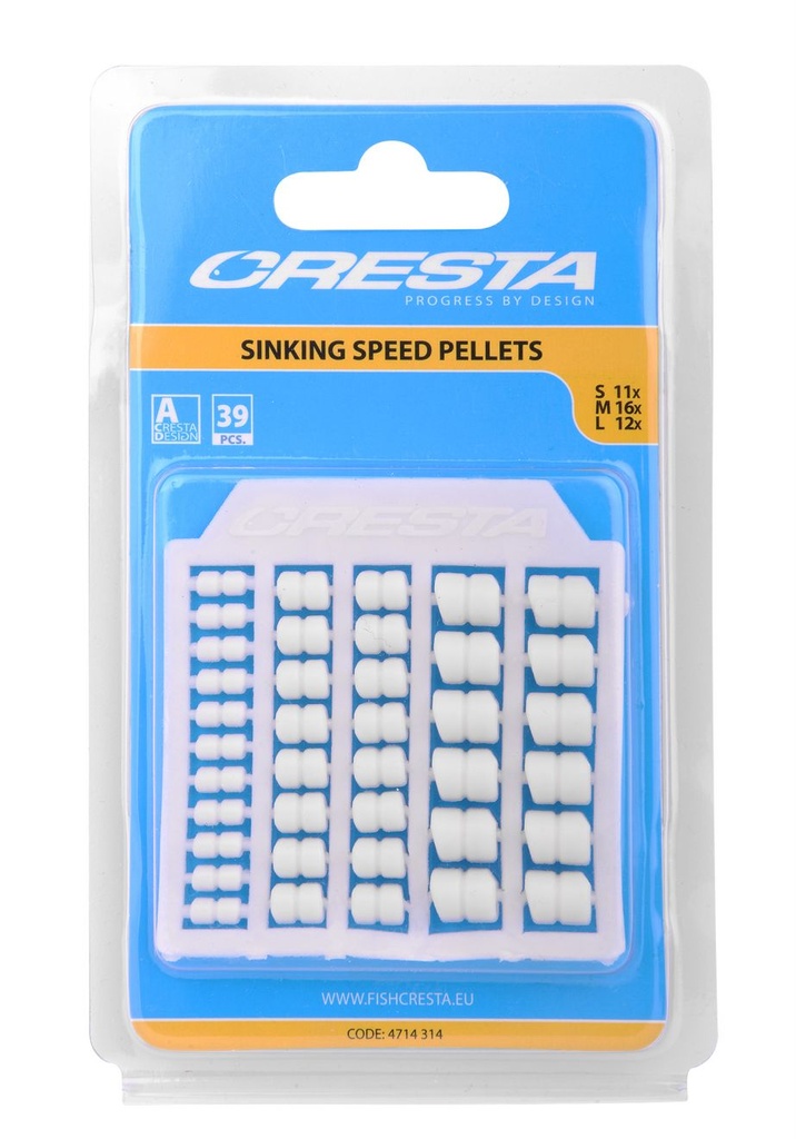 SINKING SPEEDPELLETS WHITE