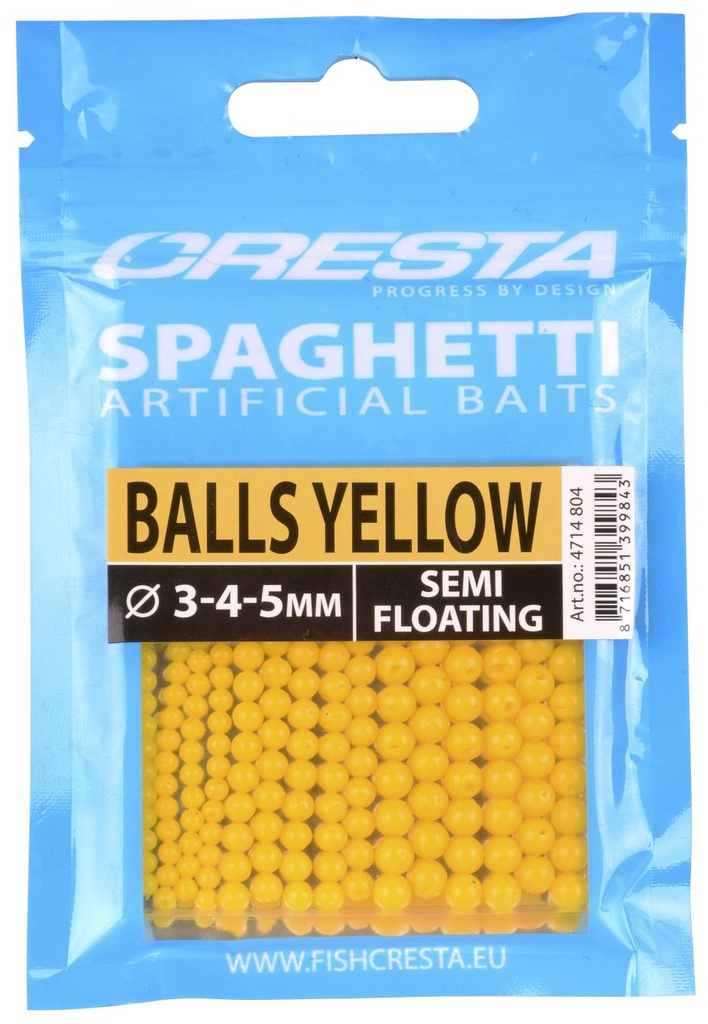 [134351] SPAGHETTI BALLS YELLOW
