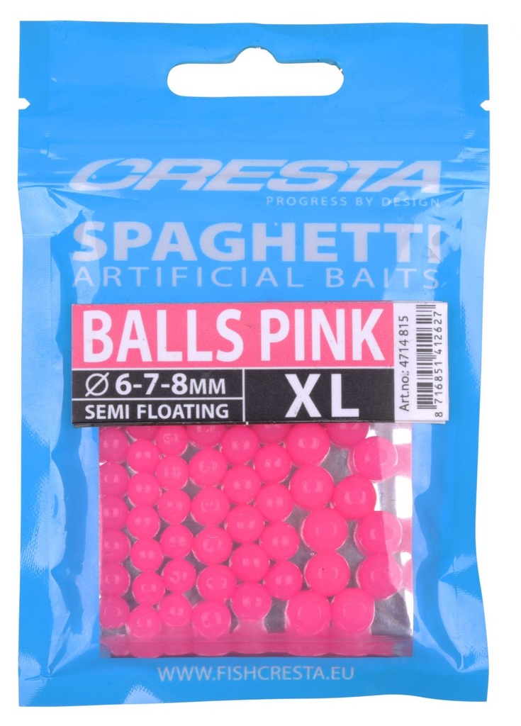 [134356] SPAGHETTI BALLS PINK XL