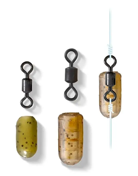 [o274832] STOP BEADS SWIVELS (8pcs): SIZE M