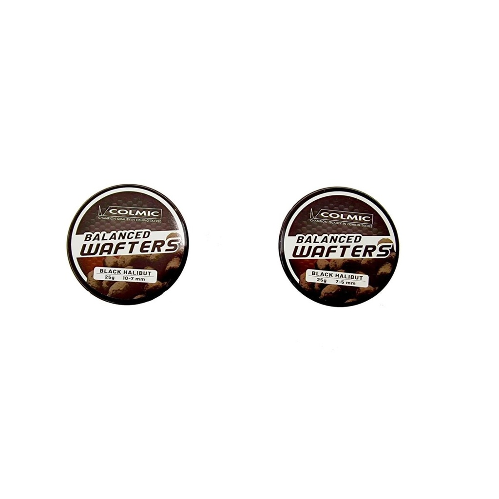 [o274855] WAFTERS: HALIBUT 7X5mm - BLACK 25g
