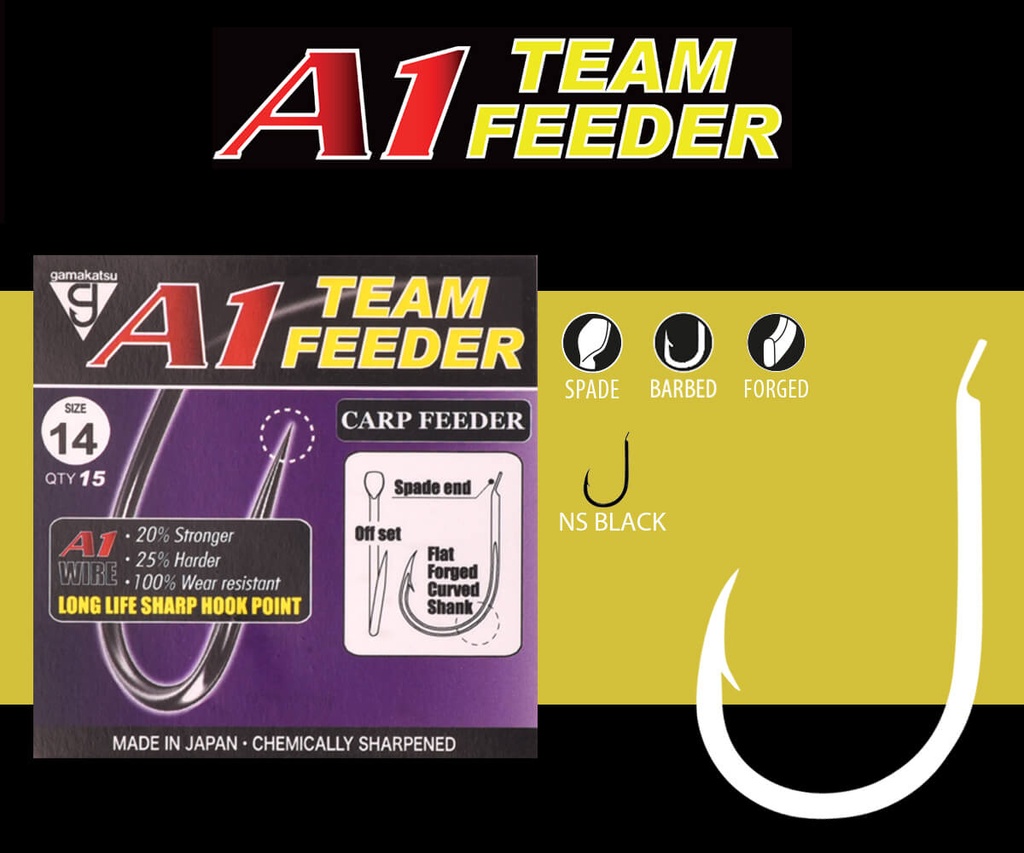 A1 TEAM FEEDER HOOKS CARP FEEDER #6