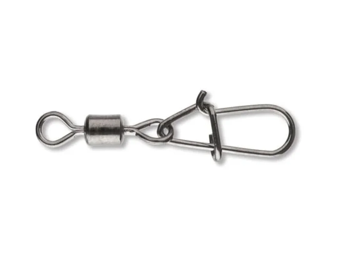 [134834] Egg Karabiner mit Wirbel 8