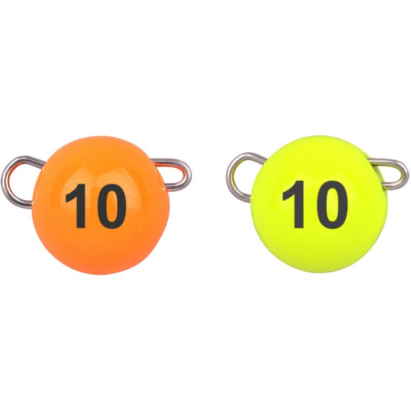 [135046] TUNGSTEN BOTTOM JIG GLOW ORAN/CHART 5G