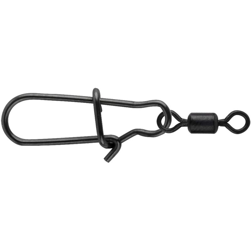 MATTE BLACK EASY SNAP+RG SWIVEL #0+10
