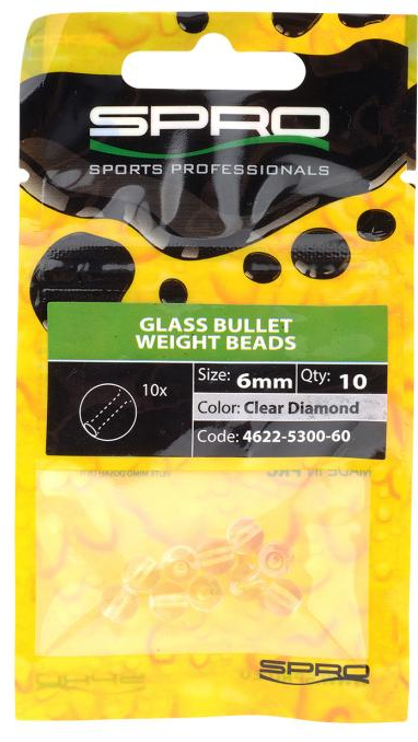 RND GLASS BEADS CLEAR DIAMOND 6MM