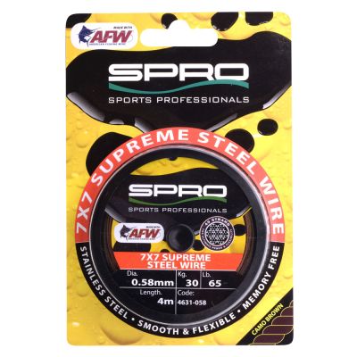 [135131] SUPER STEEL AFW WIRE 9KG 0.28MM 4M.