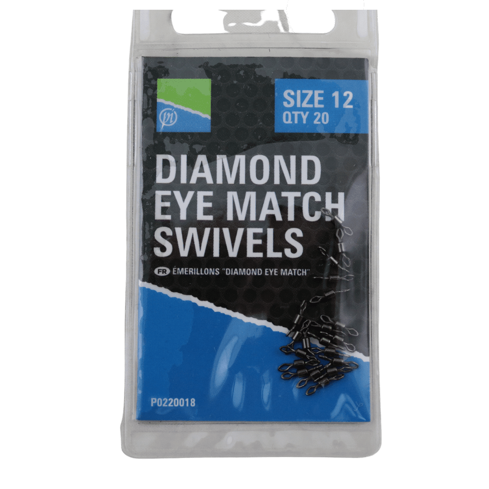 Diamond Eye Match Swivels - Size 12